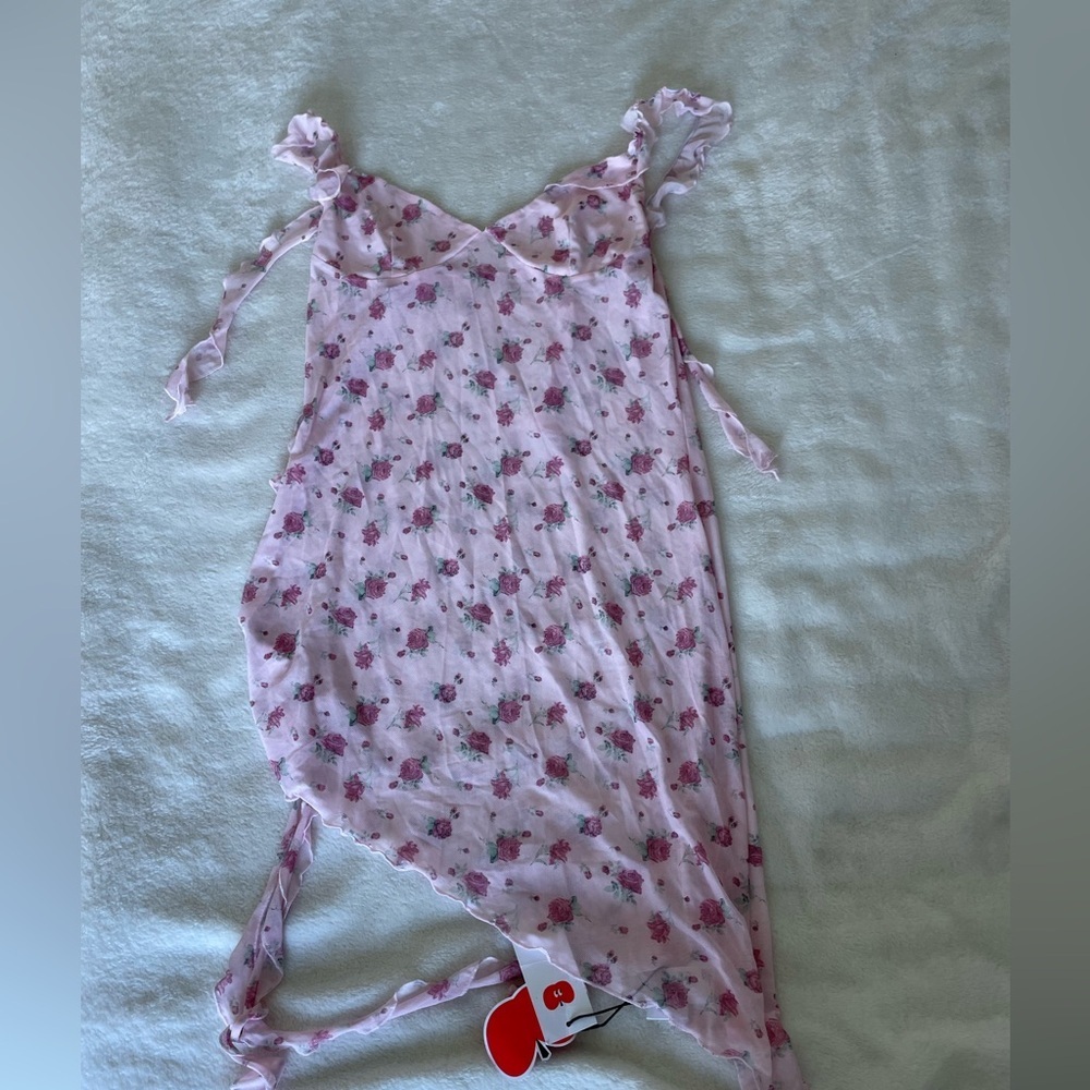 Cider Pink Floral Dress